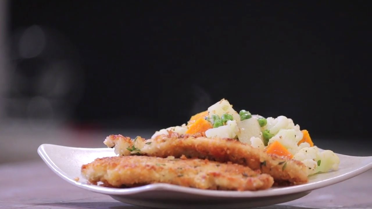 Chicken Schnitzel With Pan Roasted Veggies | Working Women's Kitchen | Chef Pallavi Nigam