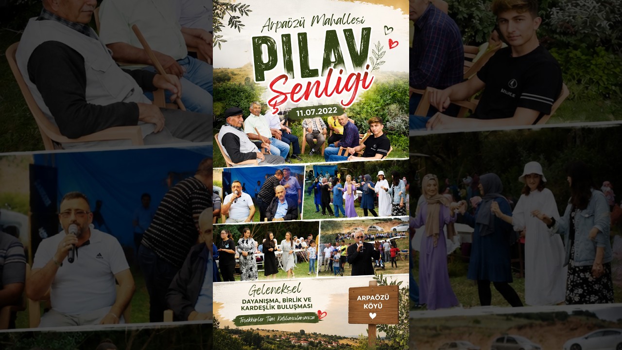 Arpaözü Köyü Pilav Şenliği 11.07.2022