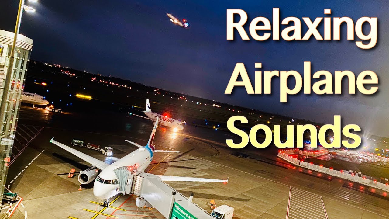 Airport Traffic Relaxing Sounds - Dusseldorf International Airport