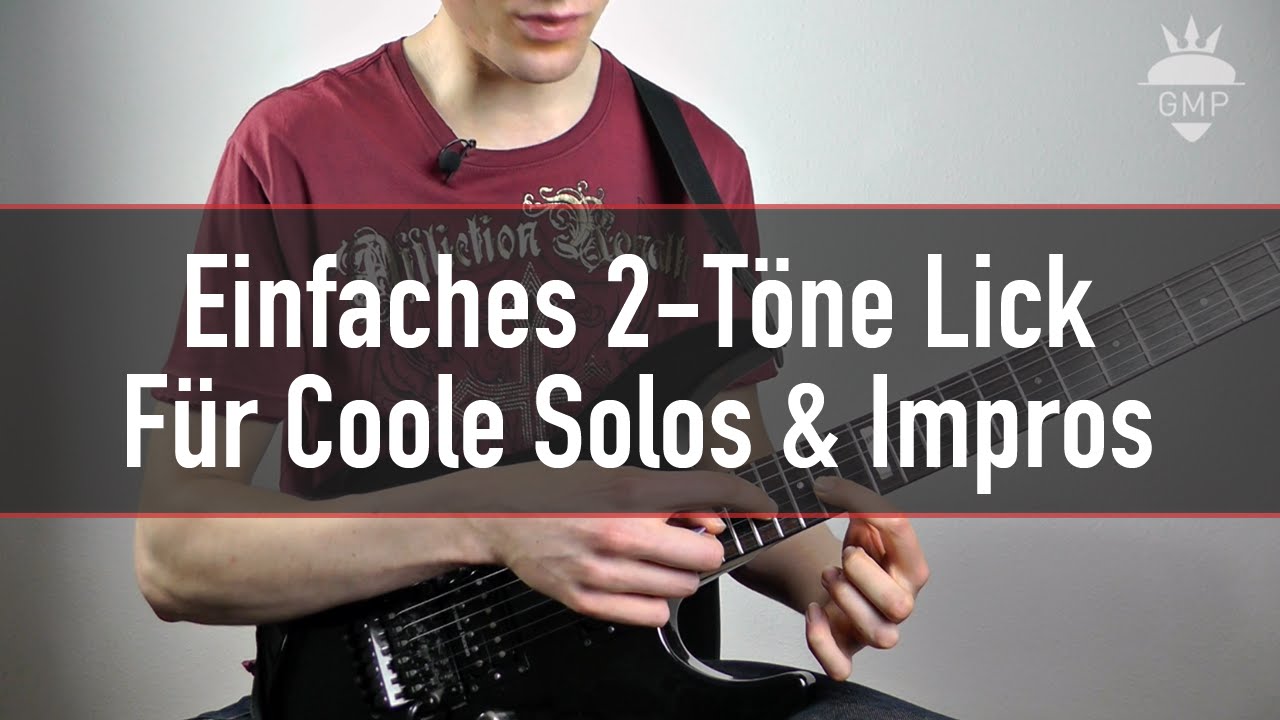 E-Gitarren Lick Aus 2 Tönen Für Coolere E Gitarren Solos | Guitar Master Plan