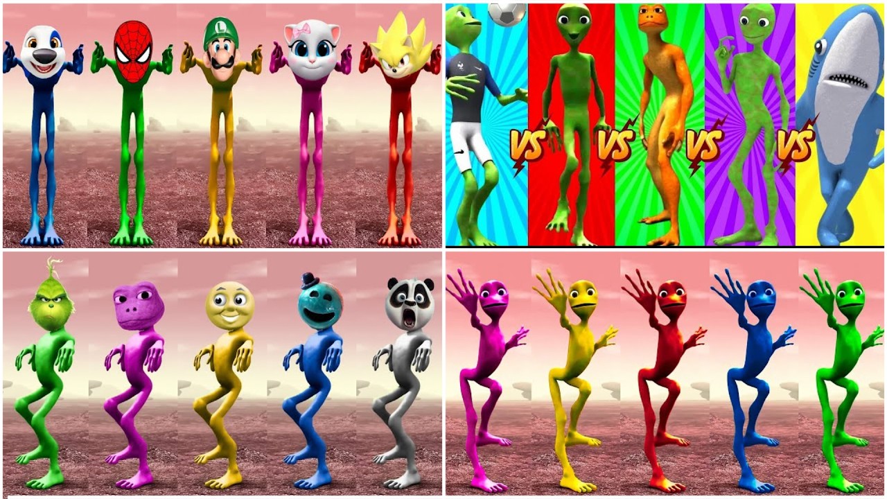 GREEN ALIEN DANCE BATTLE --- DAME TU COSITA BATTLE ---- DAME TU COSITA