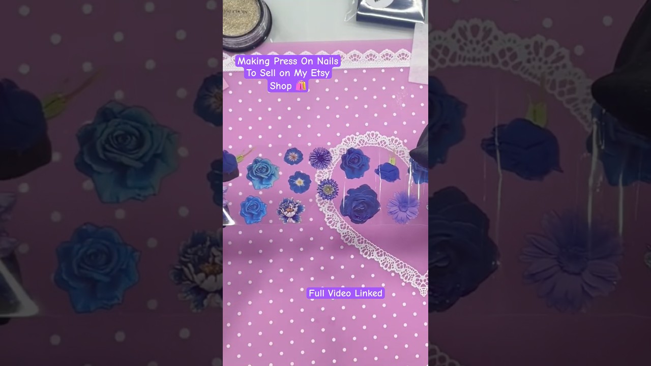 MAKING PRESS ON NAILS - Full Process - Tutorial 