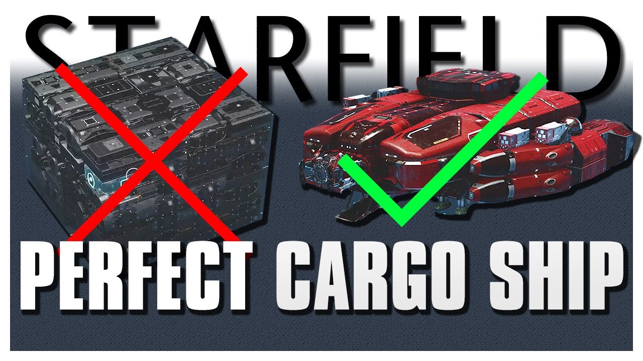 Build Highest CARGO Capacity VS Mass & Range | Perfect Mining & Cargo Ship - Starfield