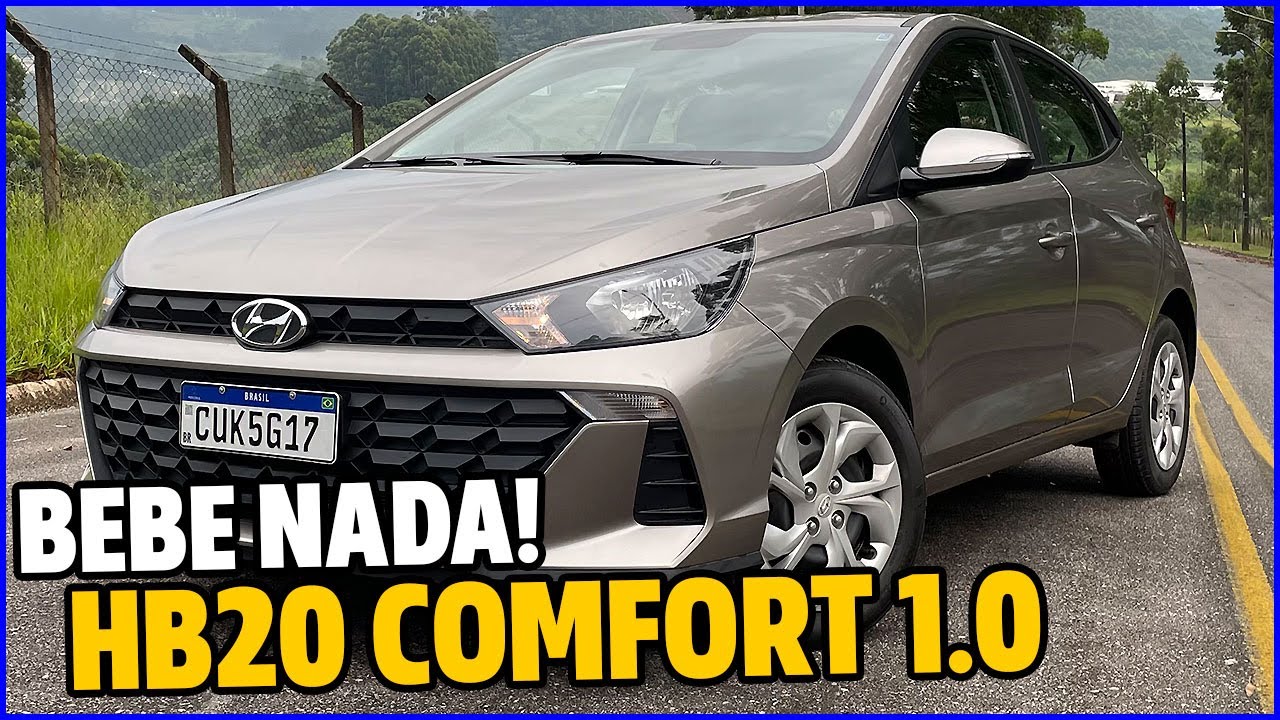 NOVO HYUNDAI HB20 COMFORT 1.0 MANUAL - FAZ 17,5 KM/L E N&Atilde;O &Eacute; PELADO. MAS ANDA BEM? GANHA DO ONIX?