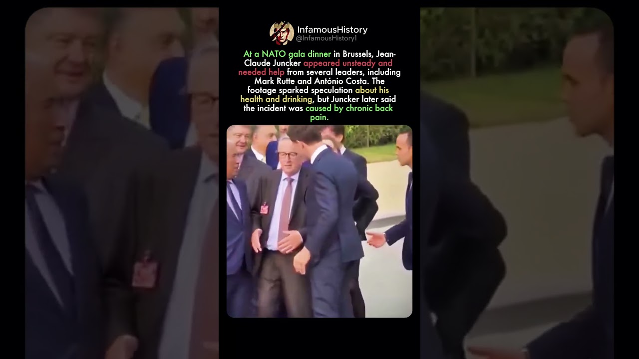 JUNCKER'S NATO DINNER MOMENT