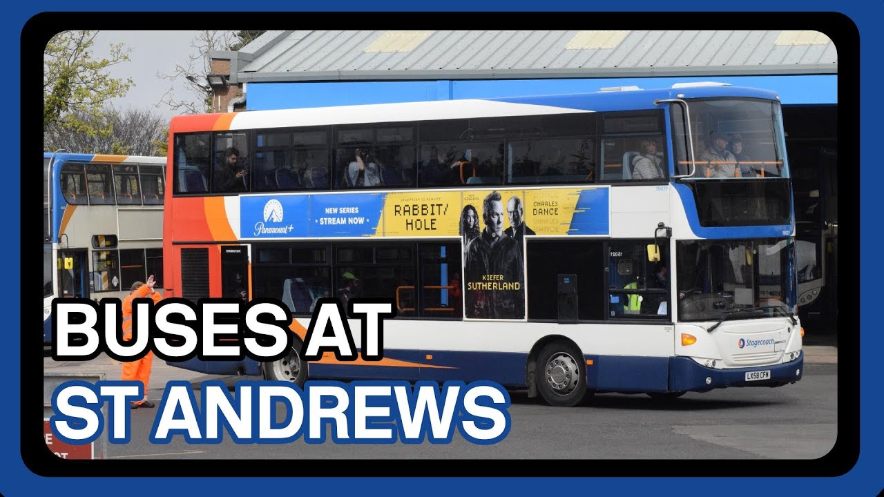 Buses at St. Andrews bus station (20/04/2023)