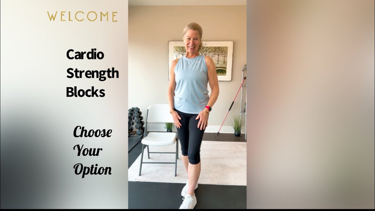 Cardio + Strength Blocks (Options Given) Upside down 🙃 timer.