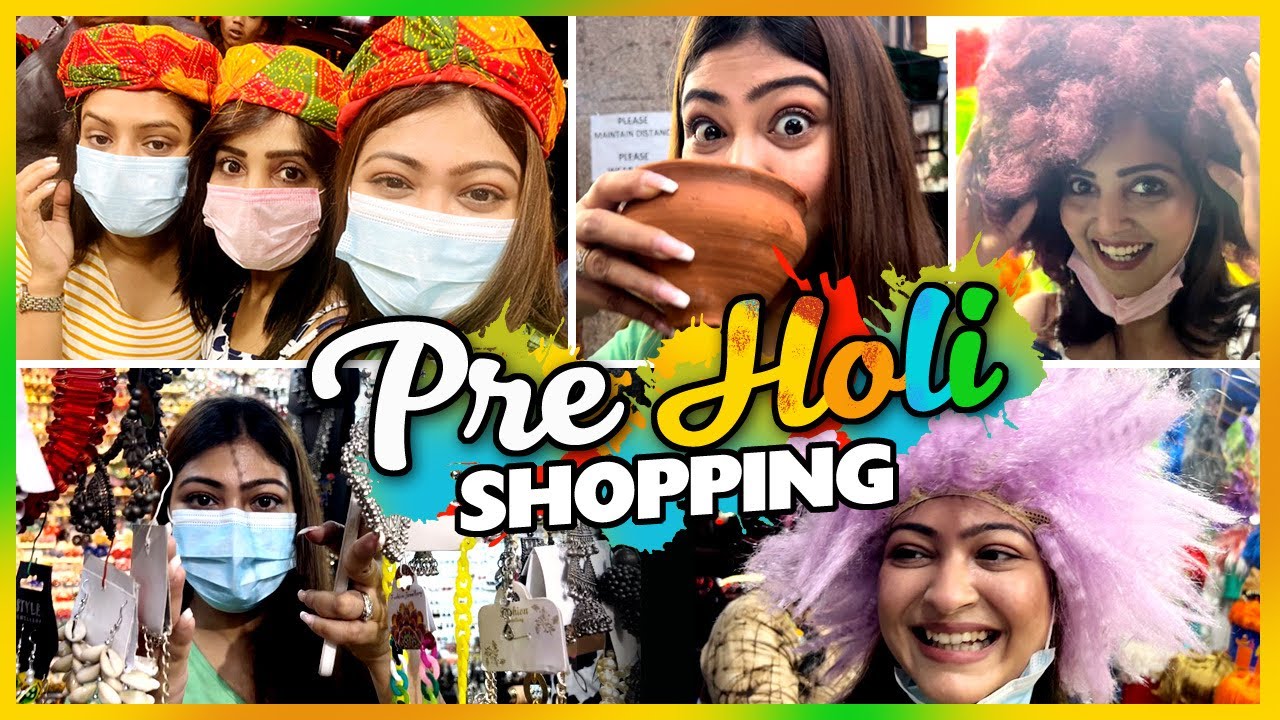 Pre HOLI shopping 🛍 Rooqma || sreetama|| @GeetsStory