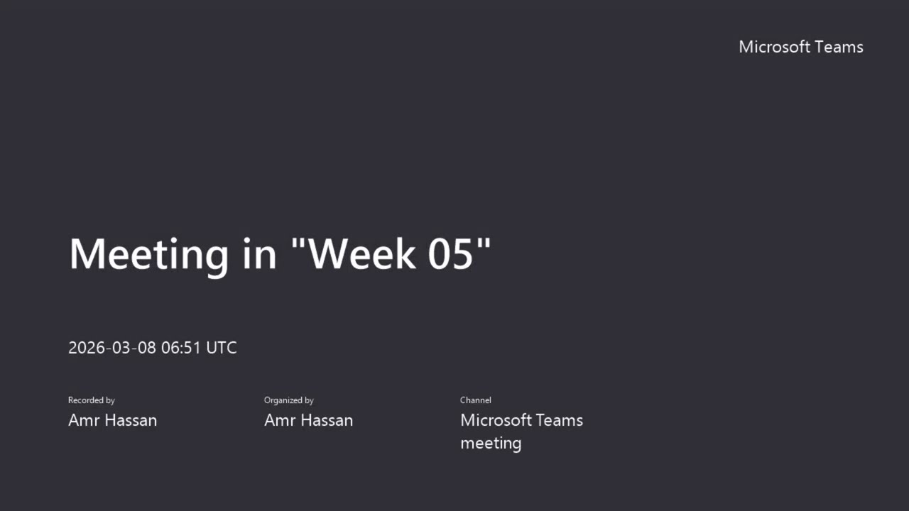 Amr Hassan - Corporations - Revision Lecture - General Problem on Chapter (1)