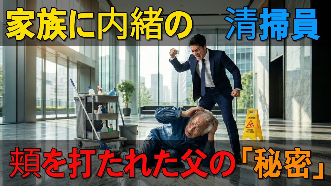 頬を打たれた清掃員の正体 ― 家族も知らない父の「真実」
