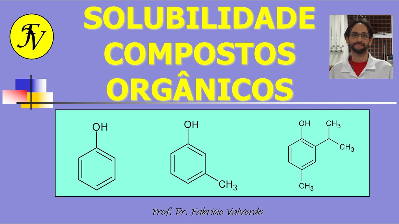 Questão UFCE - CE - Solubilidade dos compostos fenólicos em água e em solventes orgânicos