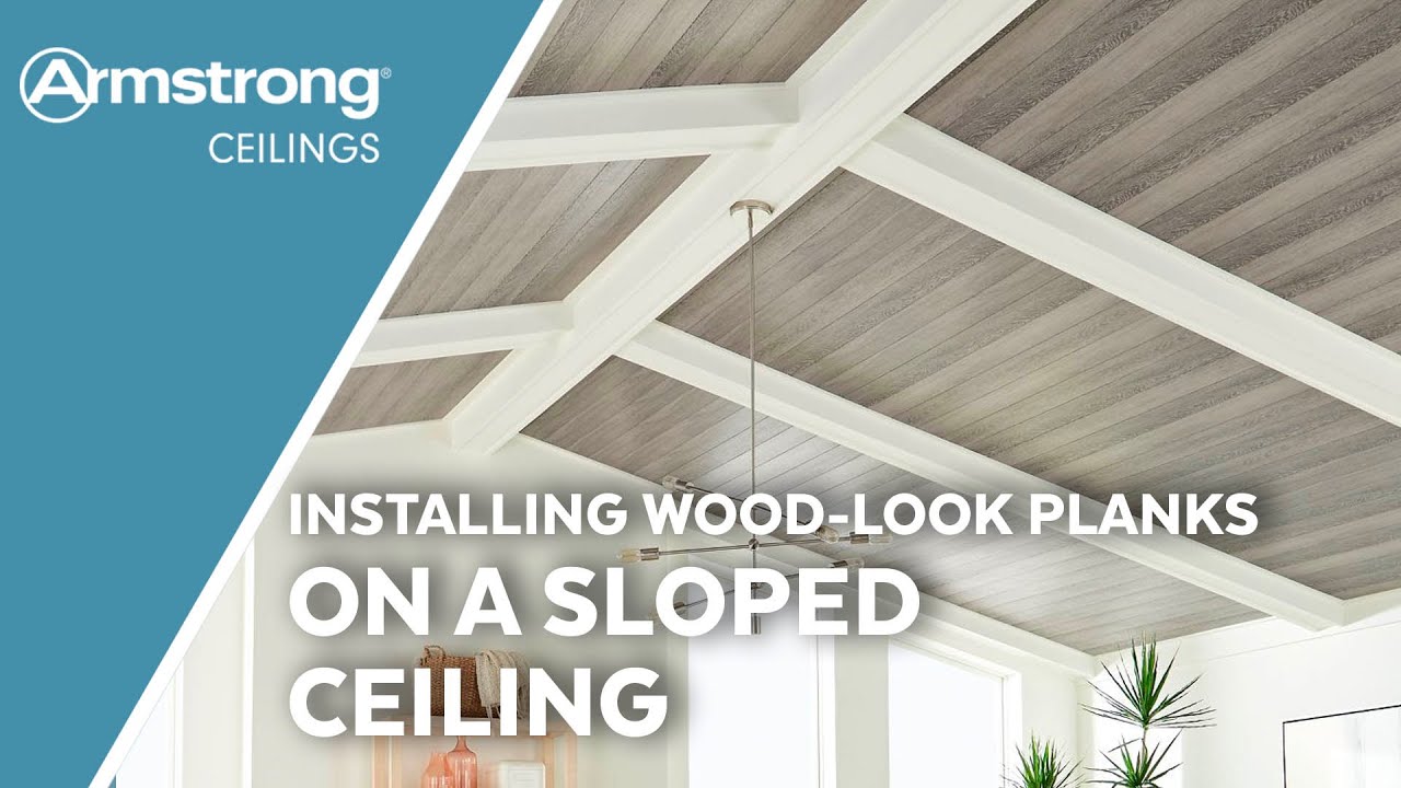 Wood Sloped Ceilings | Plank Installation | Armstrong Ceilings