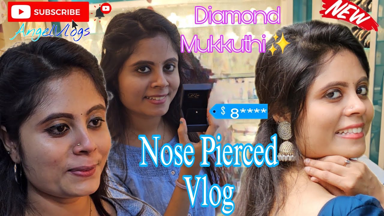 Nose piercing  story experience and after care in tamil | Diamond nose pin | PROS AND CONS👀