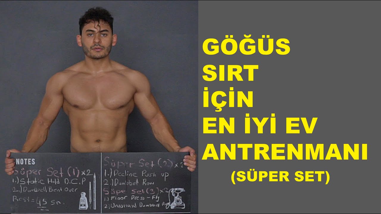 Evde Sırt ve Göğüs Antrenmanı(süper set)