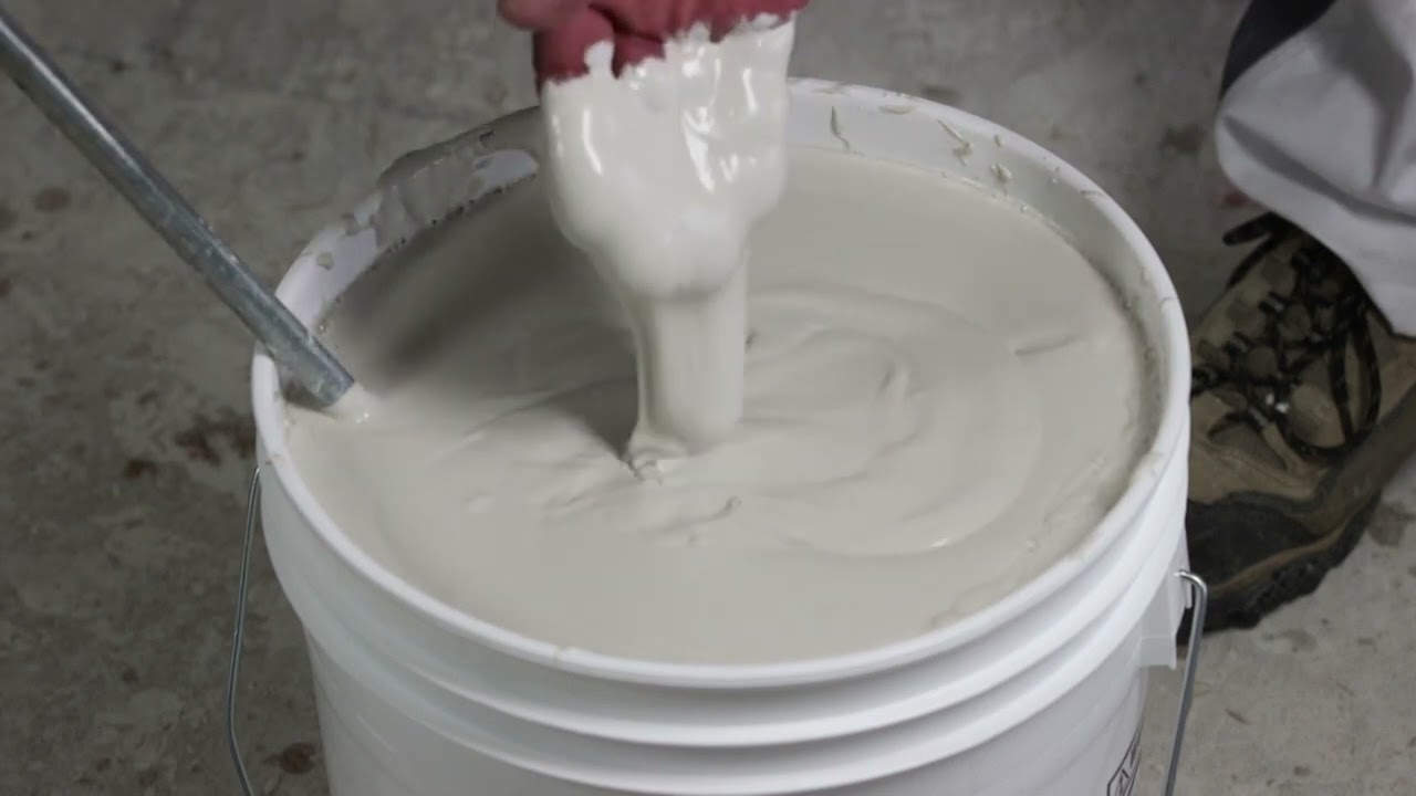 Drywall Texture Mud Mixing