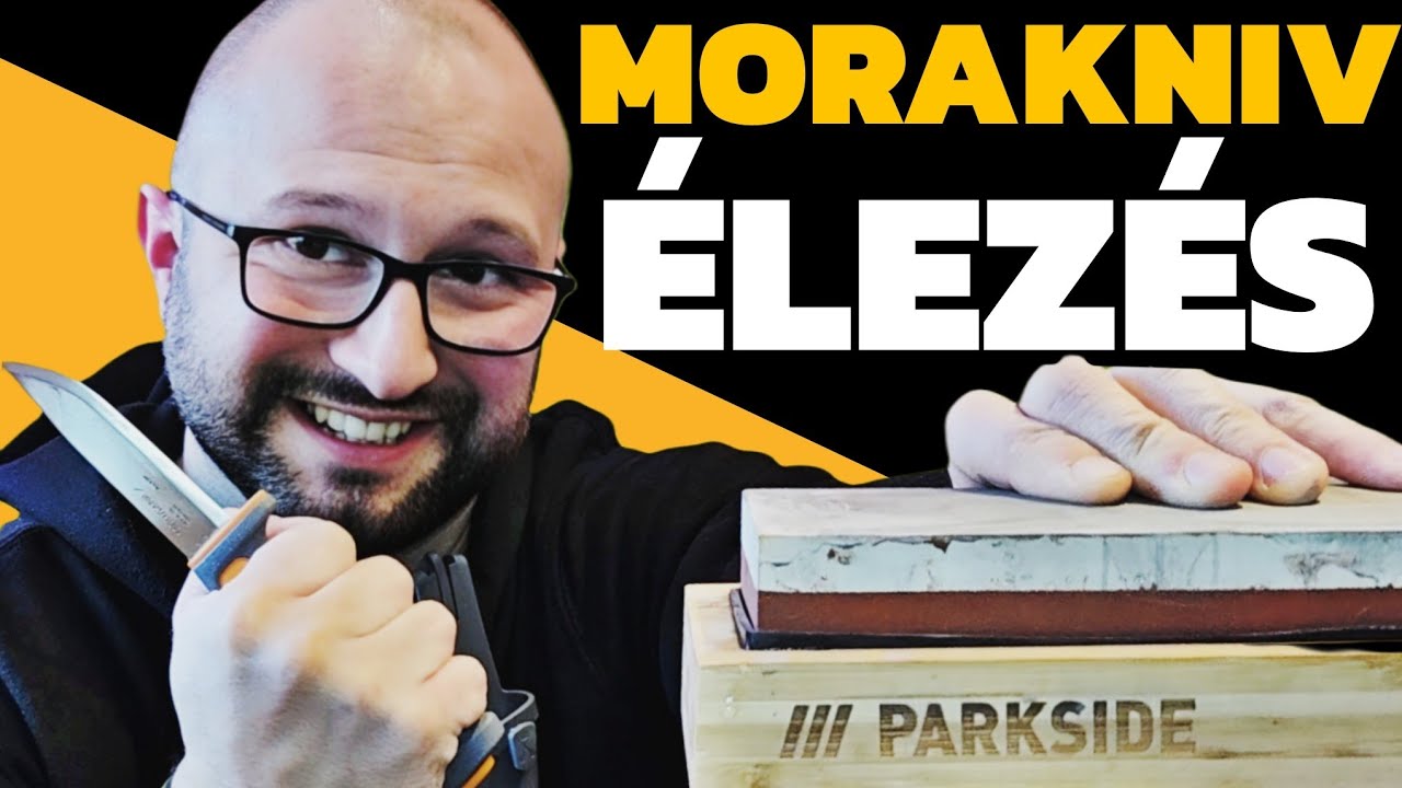 Olcsó MORAKNIV Skandi Élezés Kezdőknek. Parkside Kővel borotva élesre!