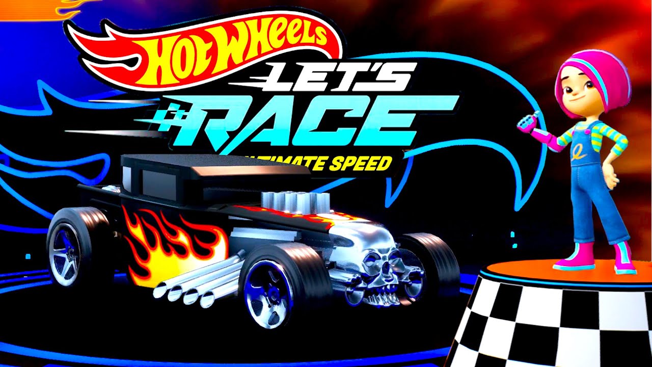 Hot Wheels Let's Race Ultimate Speed ​​– Bone Shaker Unlocked – Brights Ultimate Garage Winner – ...