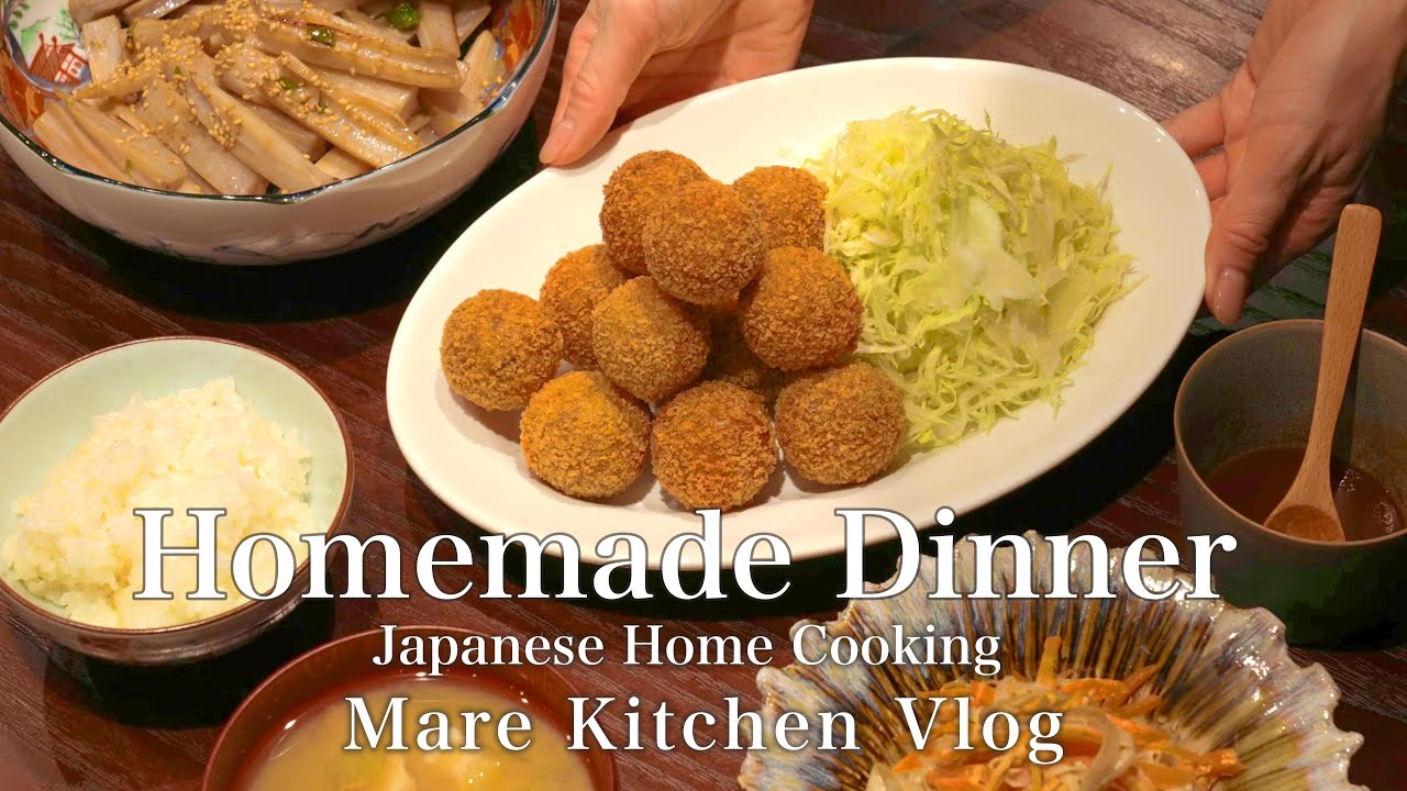 【料理vlog】手作りコロッケとミルクレープ｜わたしの暮らし【台所日記】
