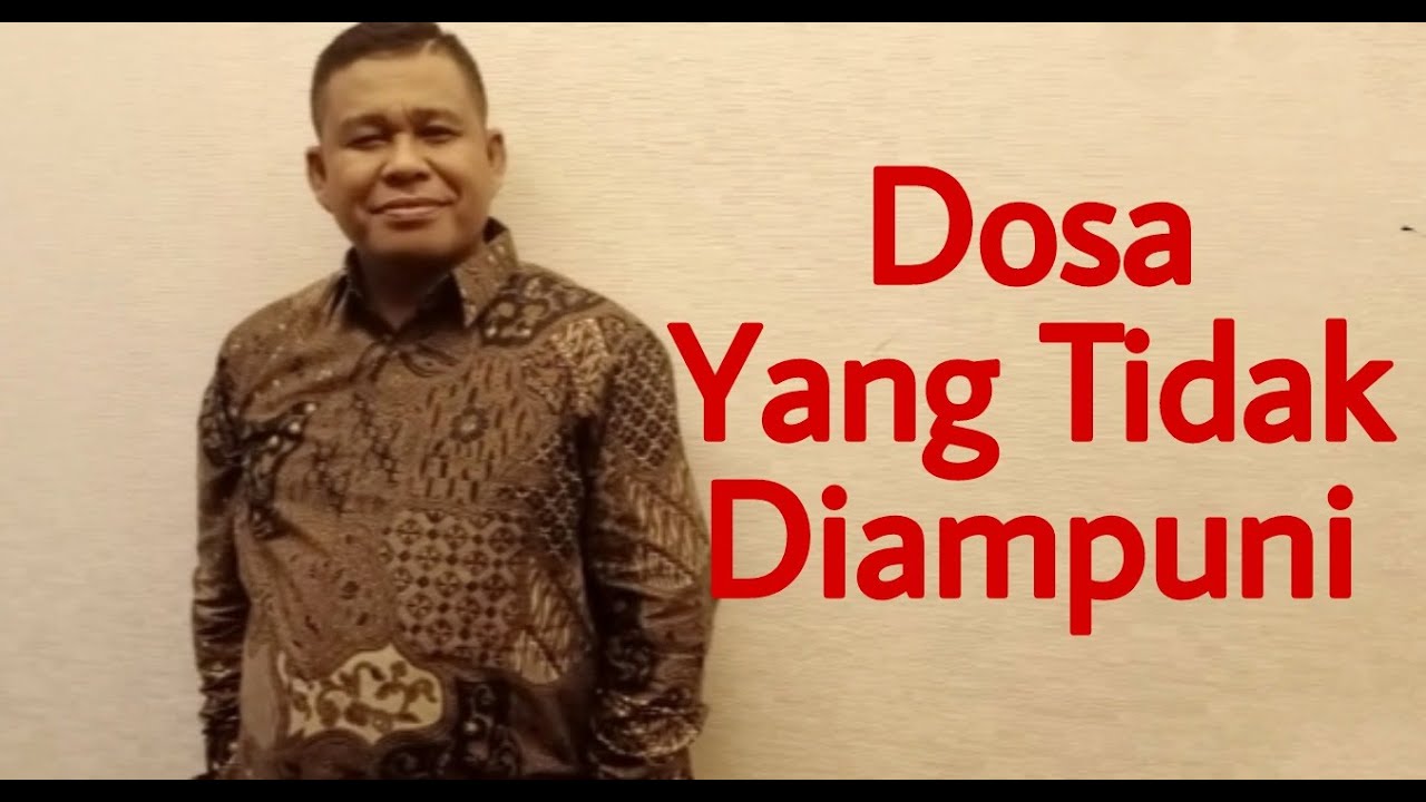 DOSA YANG TIDAK ADA PENGAMPUNAN - PETER GUNTUR