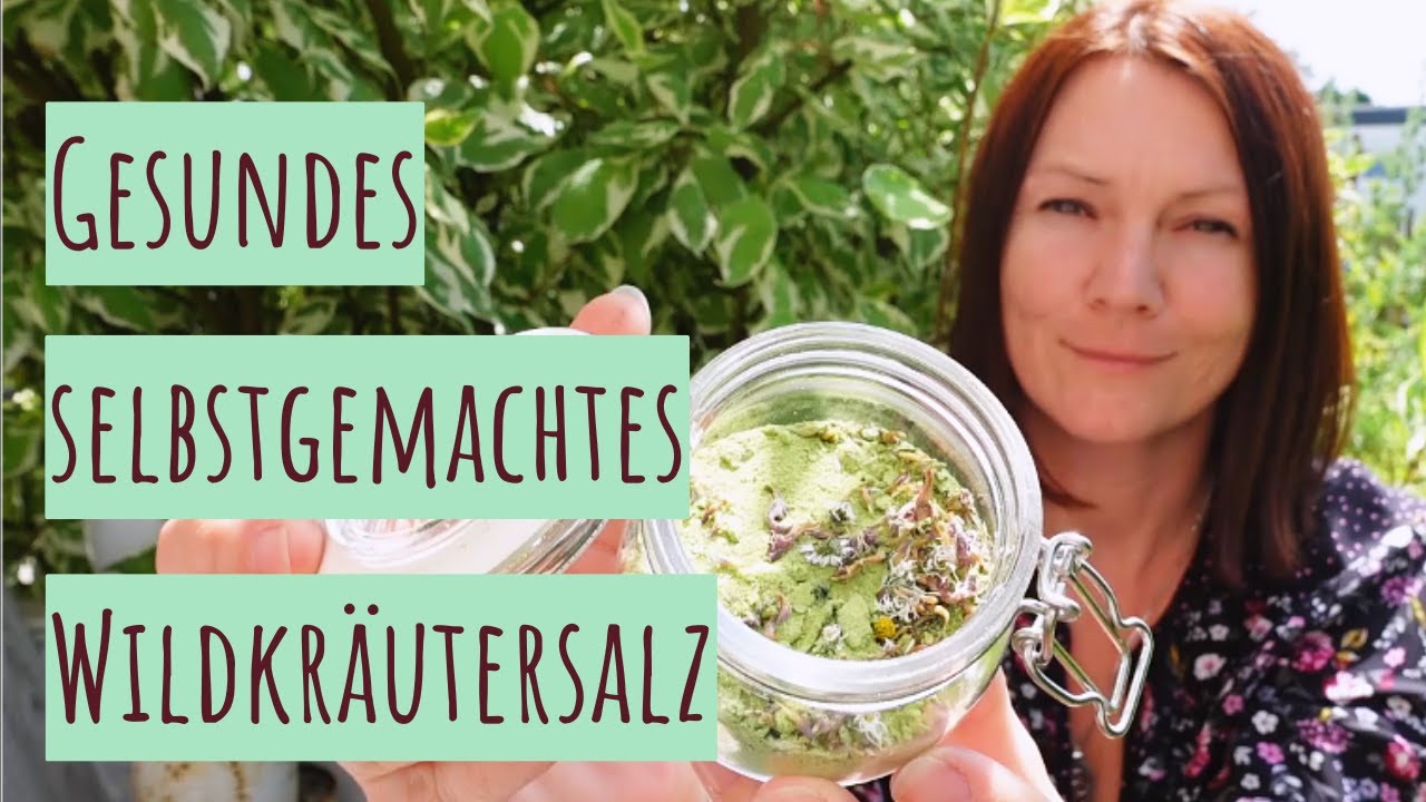 Wildkräutersalz selber machen 🌿 Mit Giersch, Brennnessel & Co – gesund, würzig & einfach!