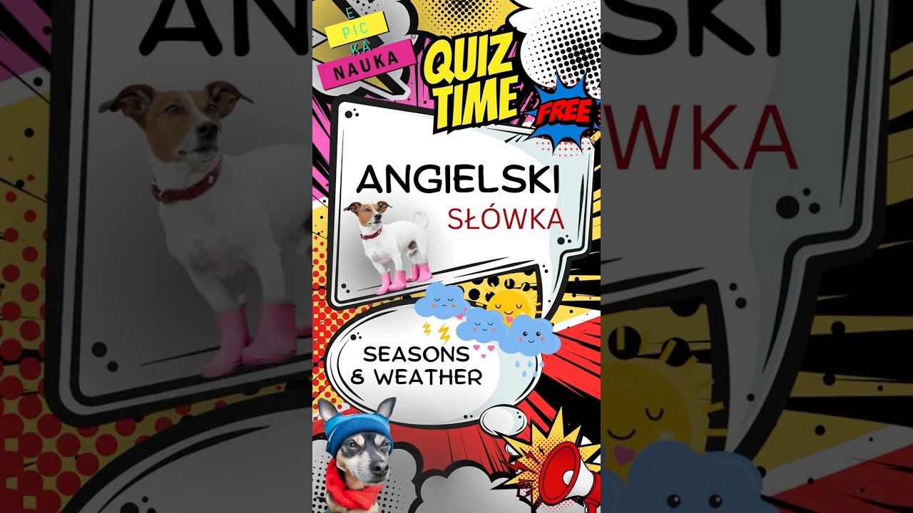 Sprawdź, czy ogarniasz na sprawdzian 💥 Brainy Unit 1 klasa 5 🌦️ GAME QUIZ: Seasons & Weather #Shorts