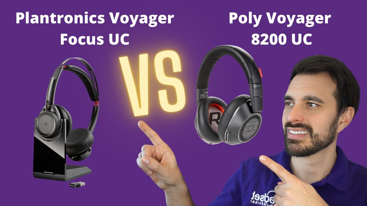 Plantronics Voyager Focus UC vs Poly Voyager 8200 UC - Ultimate Mic & Speaker Test!