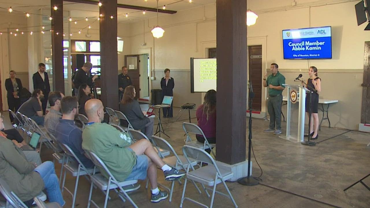 Town hall meeting held after racist flyers found on neighbors' doorsteps in Katy and The Heights