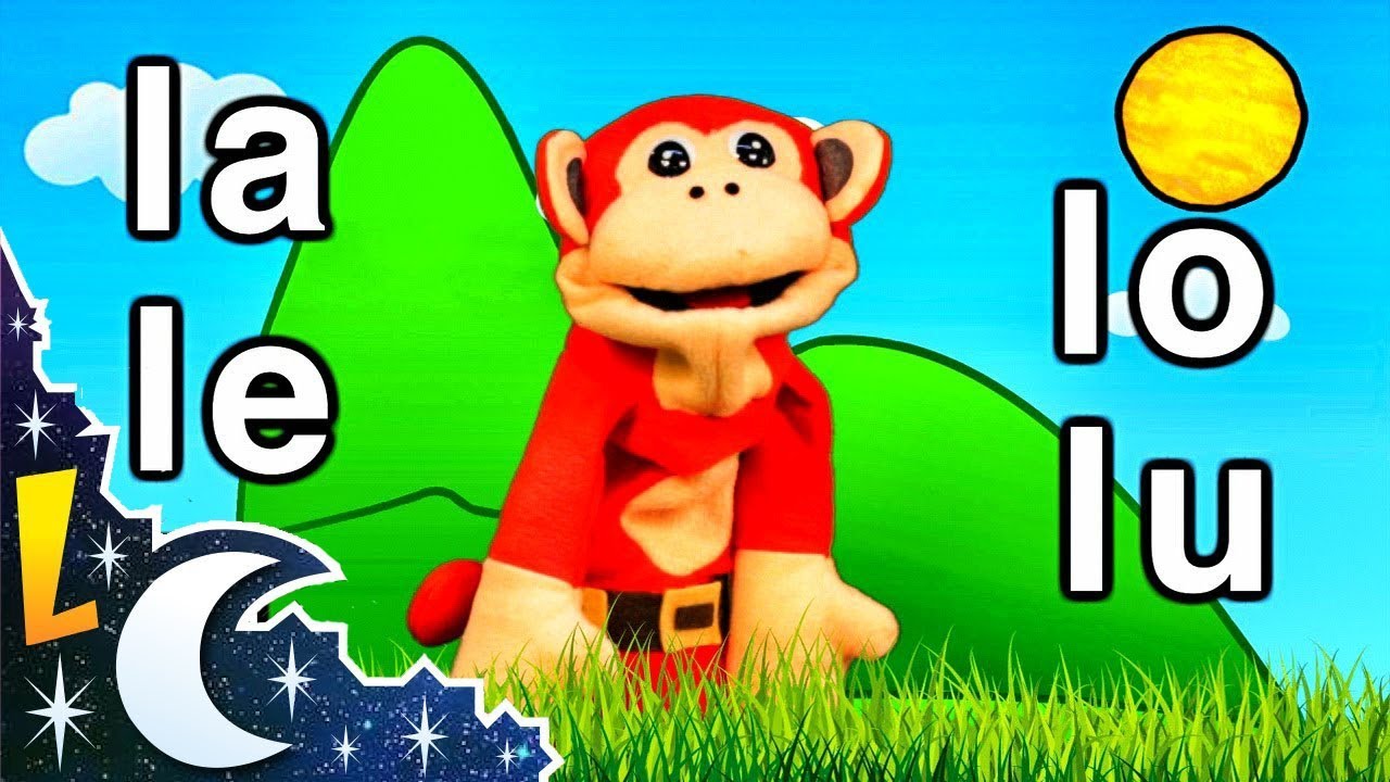 Sílabas la le li lo lu - El Mono Sílabo - Videos Infantiles - Educación para Niños #