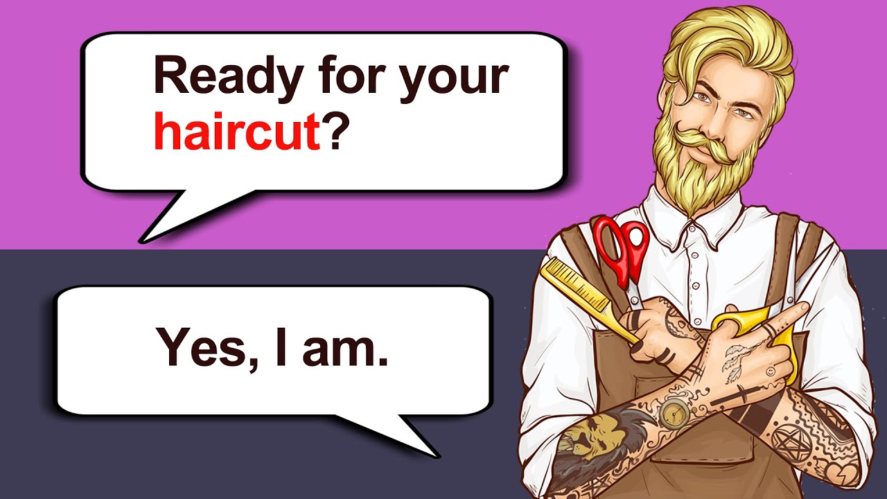50 USA English Q&A Conversations Practice (2023)  - All About【Barber Shop】Slow And Clear #155