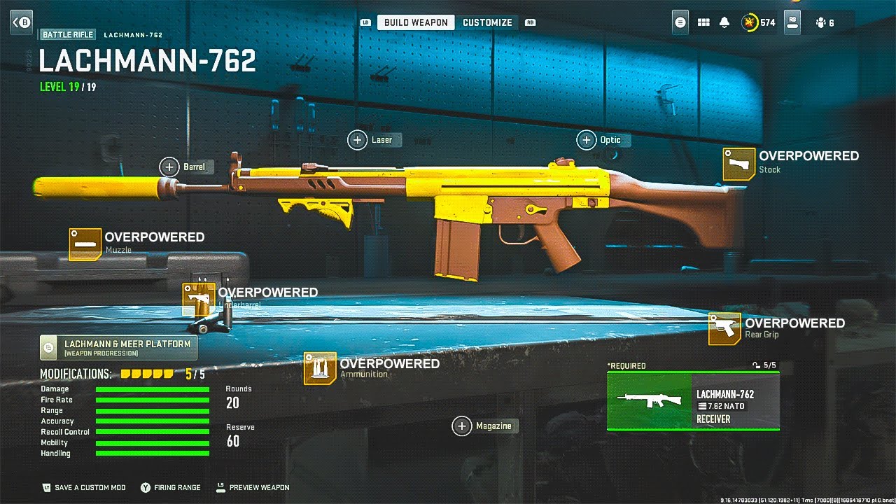the NEW 1 SHOT GOD GUN 👀 nobody is using in MW2 (Best LACHMANN 762 Class Setup) - Modern Warfare 2