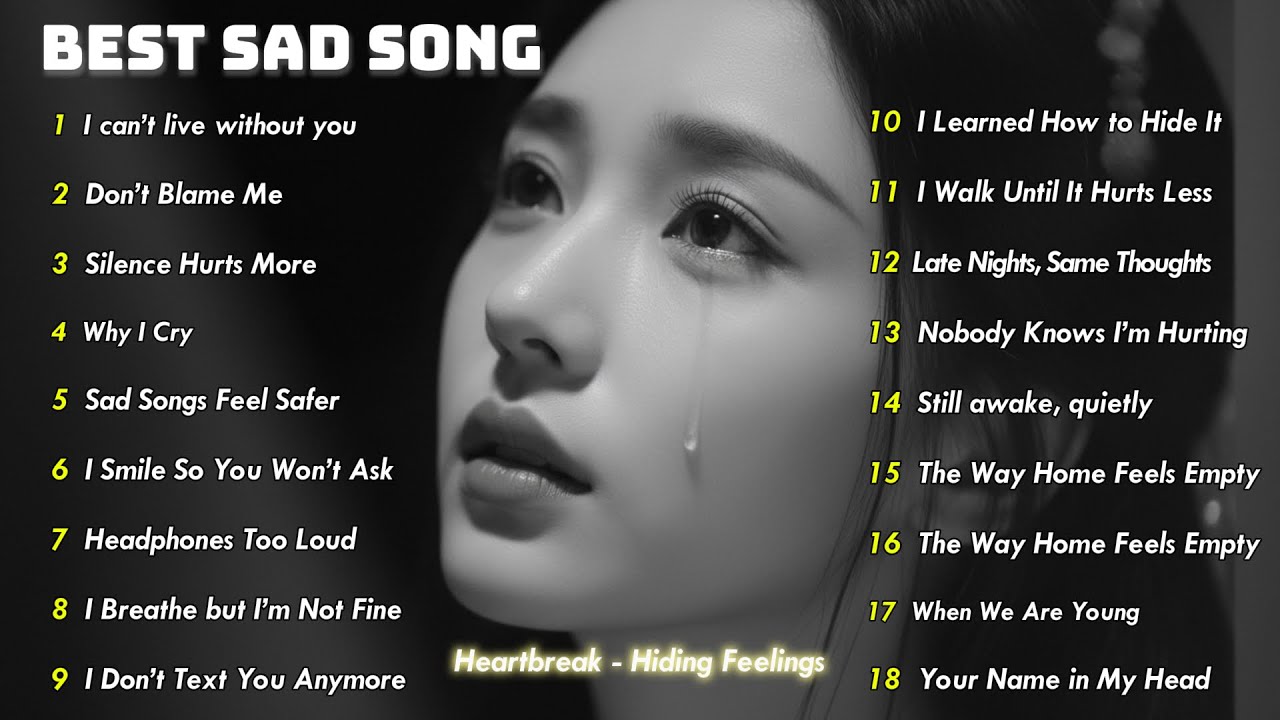I Can’t Live Without You 💔  Beautiful English Sad Songs 2026  Nonstop Relaxing Music