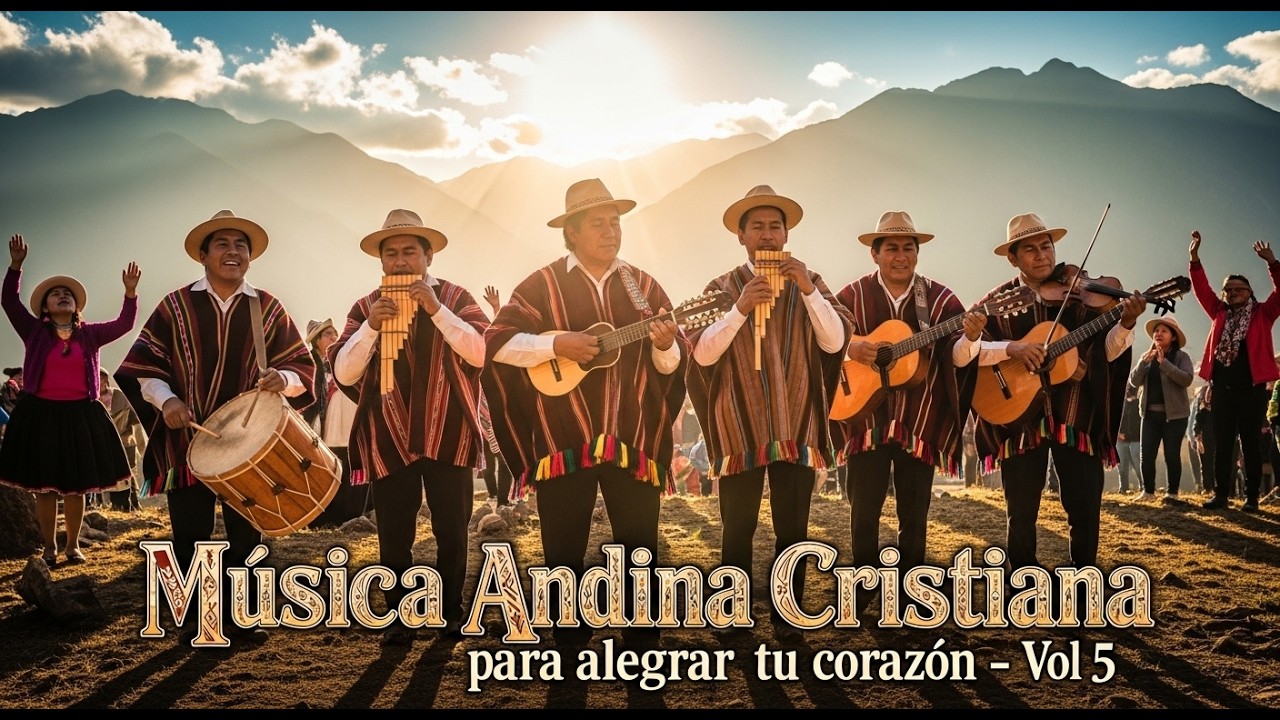 M&uacute;sica Andina Cristiana para Alegrar tu Coraz&oacute;n - Vol 5 | Alabanzas Andina