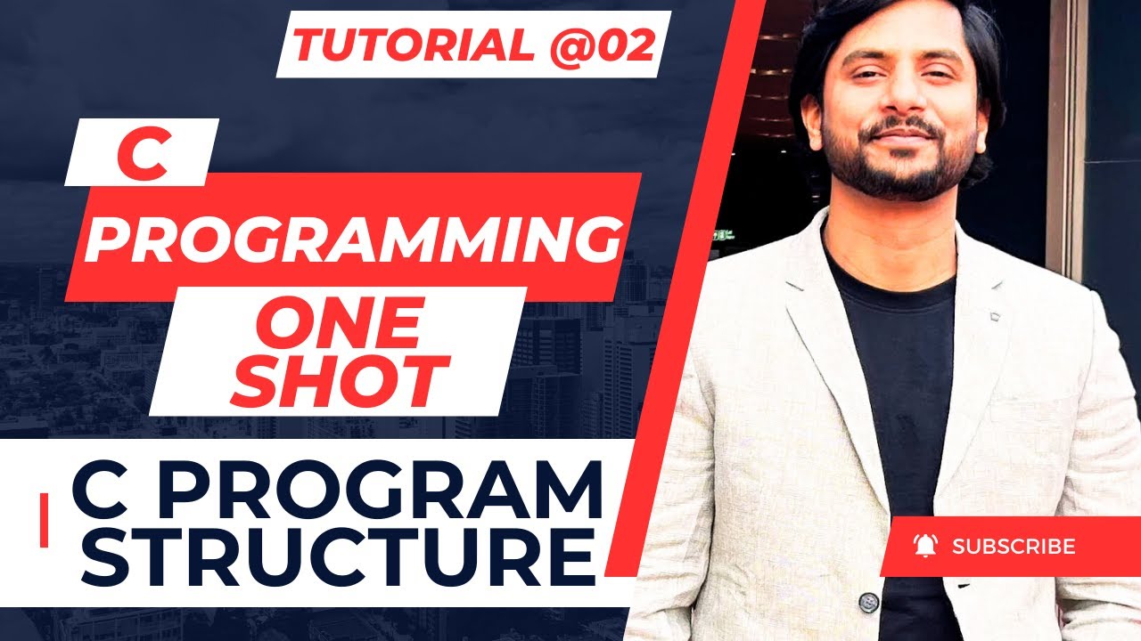 One Shot C | C Program Structure | Writing Executing Basic C Programs