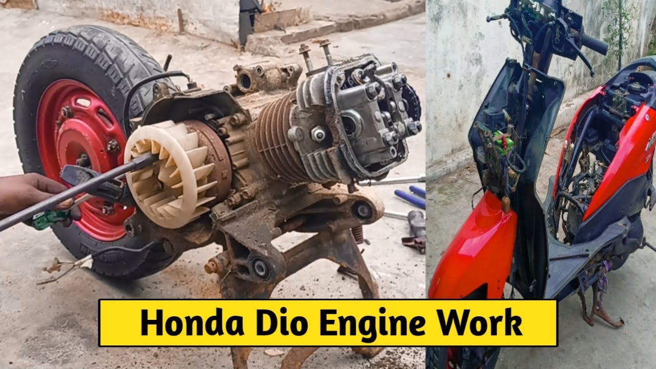 Dio Engine | ஹோண்டா டியோ இன்ஜின் பிரிப்பது  எப்படி | Honda Dio Engine Dismantle Video | Mr.AutoTamil