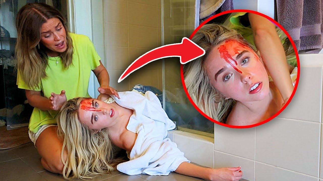 I CRACKED MY HEAD OPEN PRANK ON MY SISTER!!