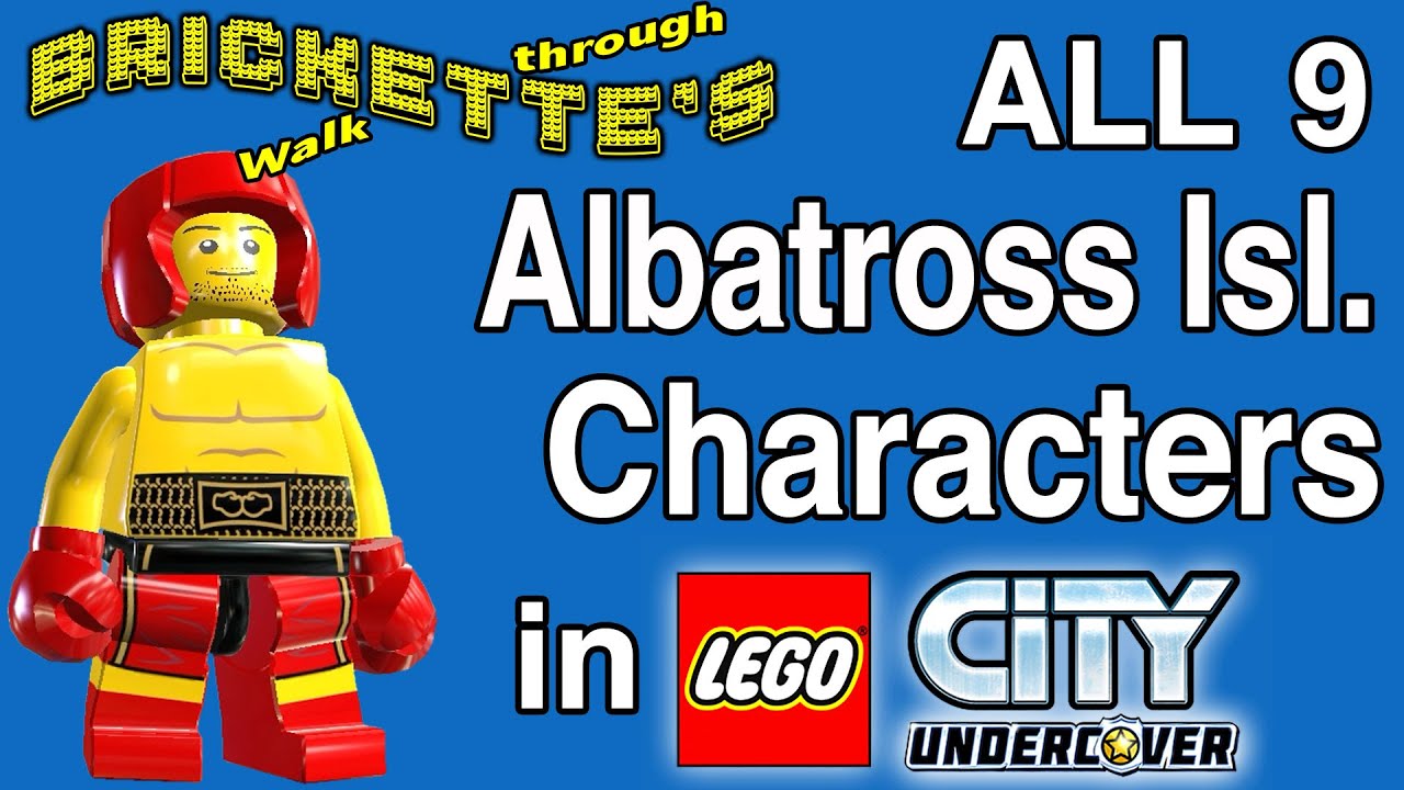All 9 Albatross Island Prison Characters in LEGO City Undercover