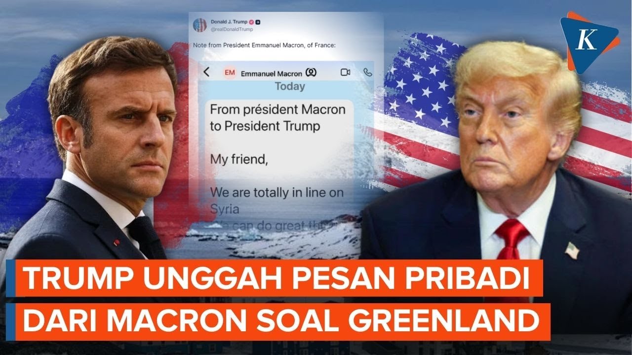 Trump Bocorkan Pesan dari Macron, Bahas Greenland hingga Rusia di G7