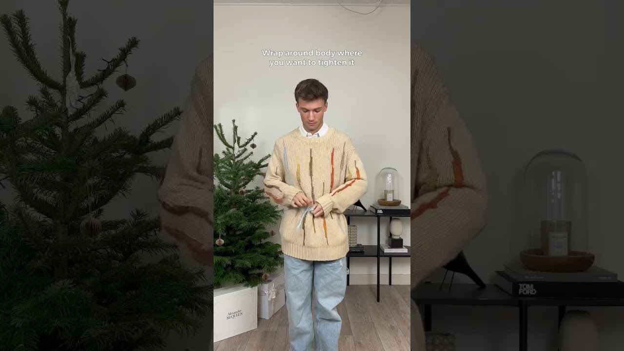 How to fix a BULKY sweater 😱 Save for later for #shorts about #menswear & #stylingtips