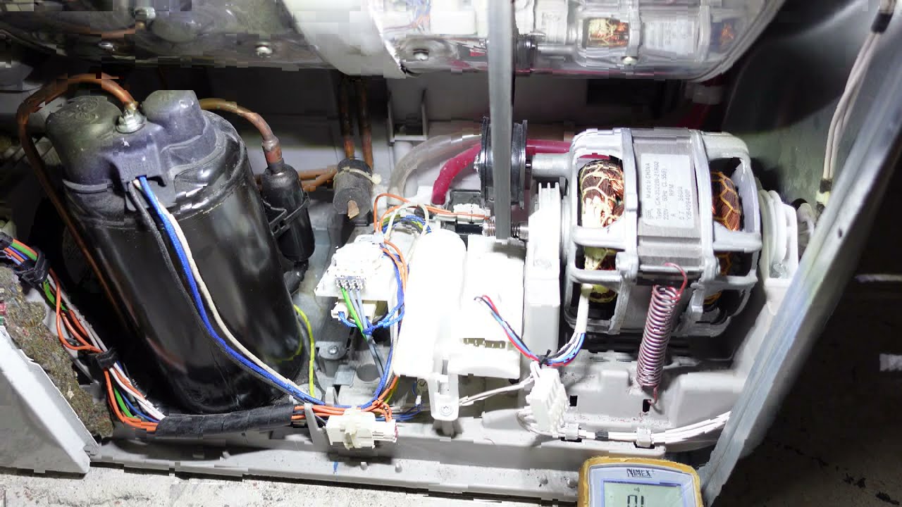 asciugatrice electrolux test compressore e motore inverter