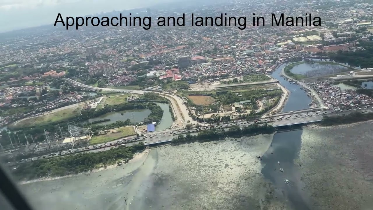#theseniortraveler 59..3 @Approaching and landing in Manila