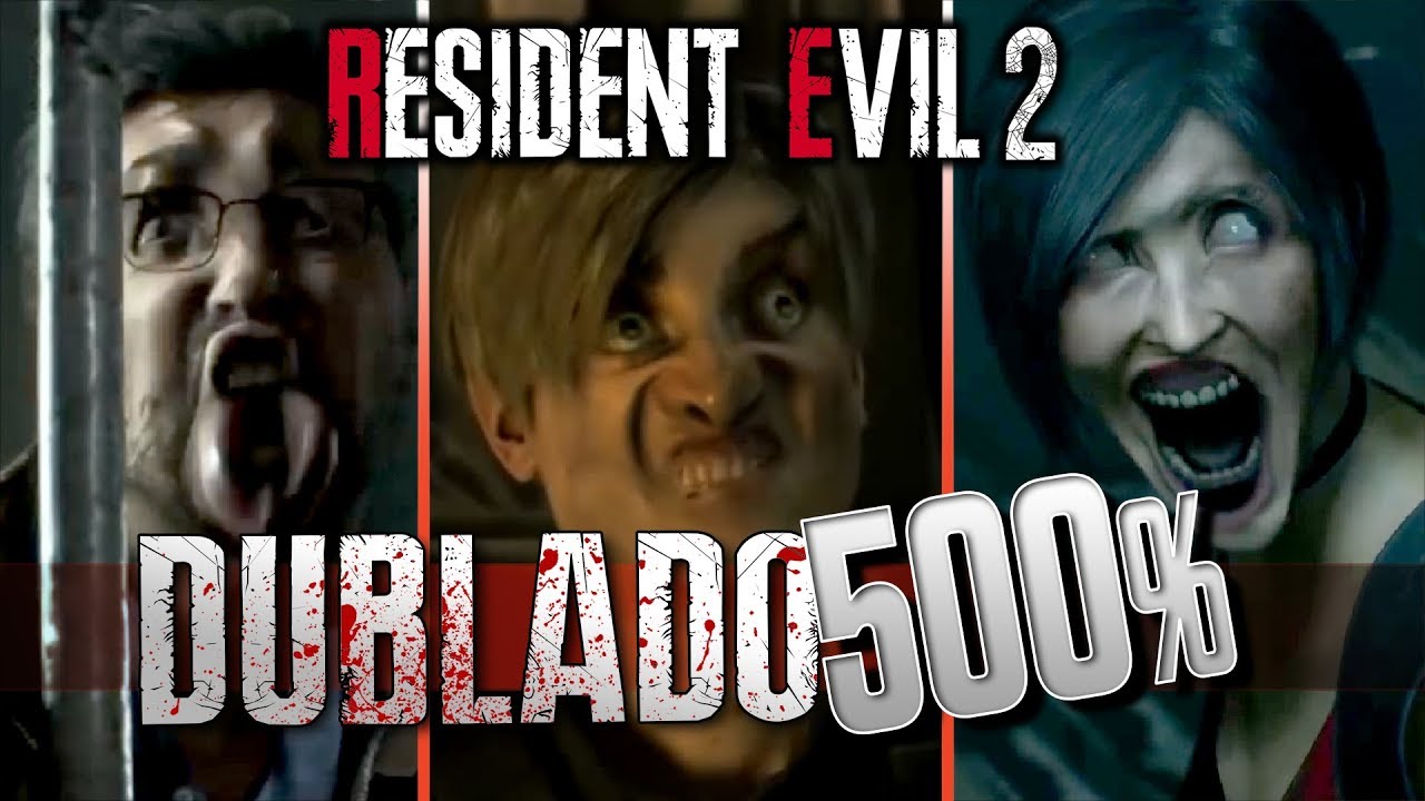 RESIDENT EVIL 2 with Dubbing at 500%