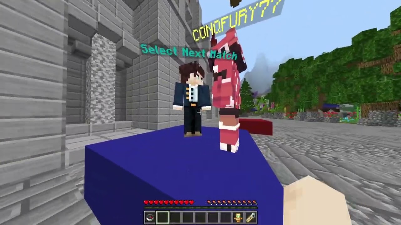 playing bedwars with someone special