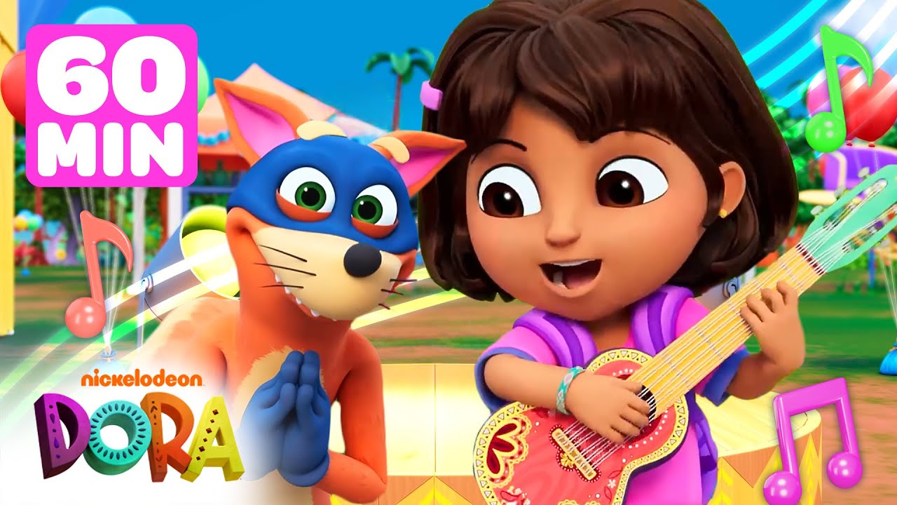 Dora's Sing Along Song Marathon! #3 🎶 60 Minutes of Circle Time Songs | Dora & Friends