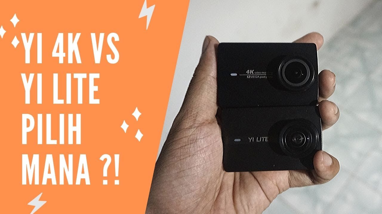 XIAOMI YI 4K VS YI LITE COMPARISON | REVIEW YI 4K INDO | REVIEW YI LITE INDO
