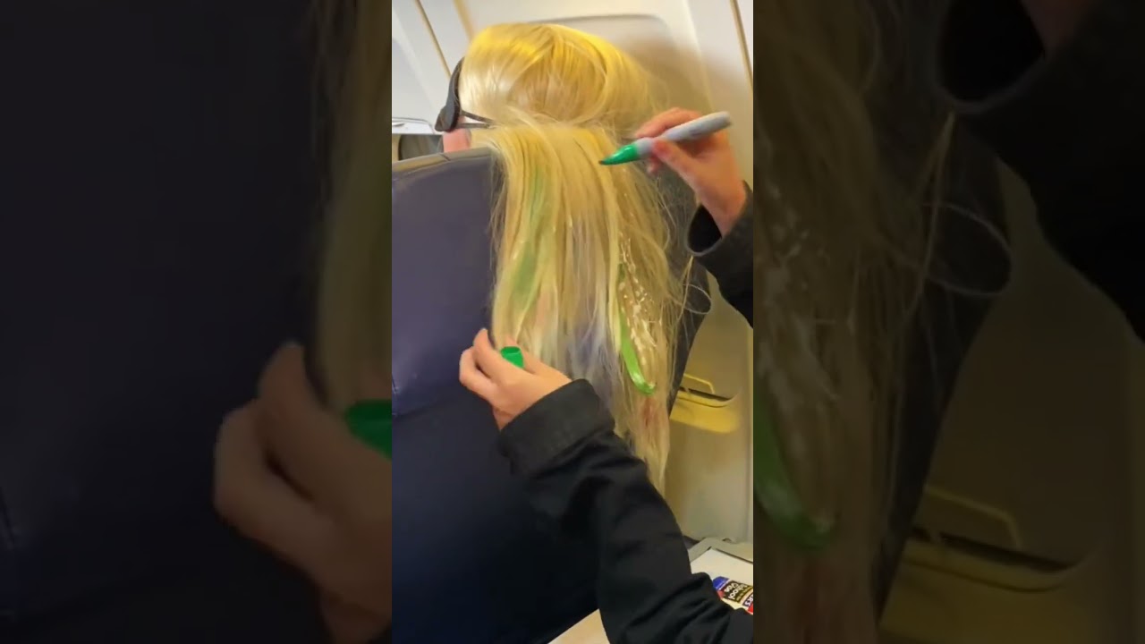 Rude girl on plane gets karma! 😱 #airportmadness #skit