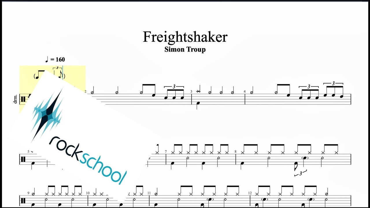 Freightshakers Rocskchool Grade 8 Drums