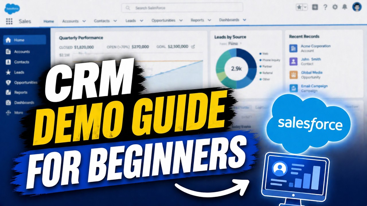 Salesforce CRM Demo Tutorial - Step By Step Guide