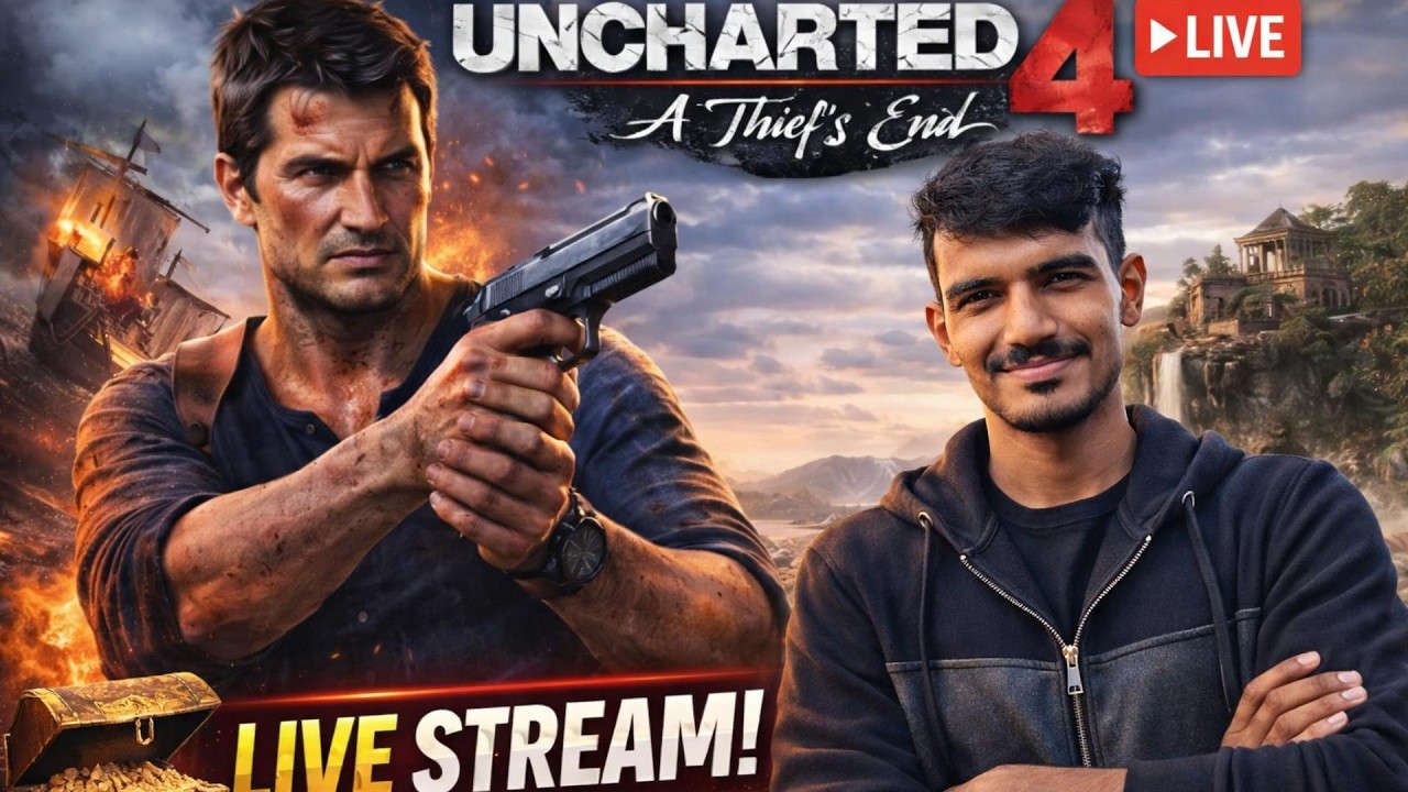 UNCHARTED 4 LIVE 🔥 Nathan Drake Adventure Gameplay | Uncharted 4 A Thief&rsquo;s End Live