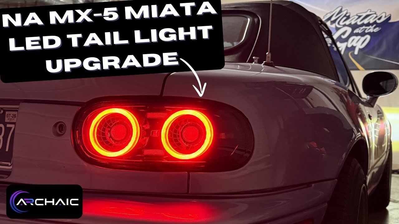 Преобразите свою Miata NA с помощью НОВЫХ полностью светодиодных задних фонарей — распаковка, уст...